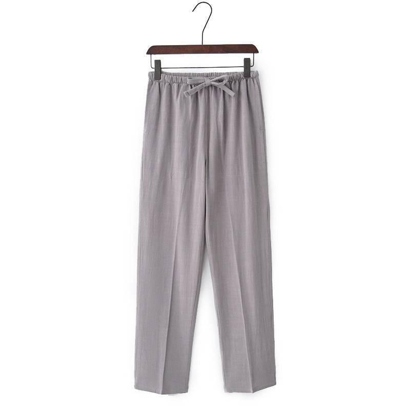 Buycenter Men's Linen Casual Pants - Oversized, Lightweight for Spring - Buy Center US