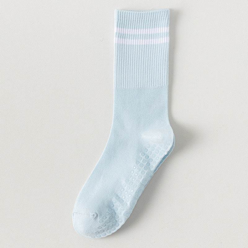 Breathable Non-Slip Sports Stripes Socks for Running - Free Size Cotton - Buy Center US