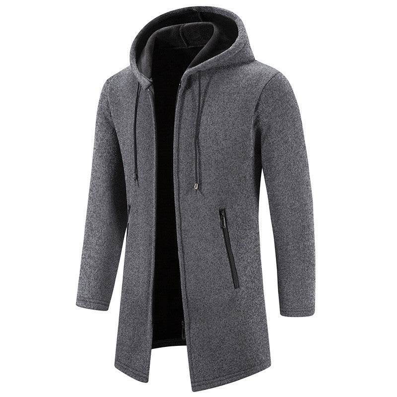 Buycenter Men's Casual Hooded Zipper Cardigan - Plus Size & Stylish - Buy Center US