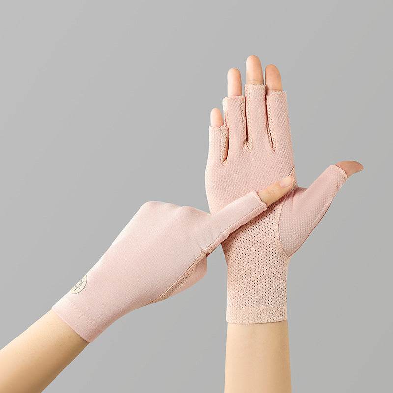 Open Finger Half Finger Gloves - UV-Proof Touch Screen Cycling Gear - Buy Center US