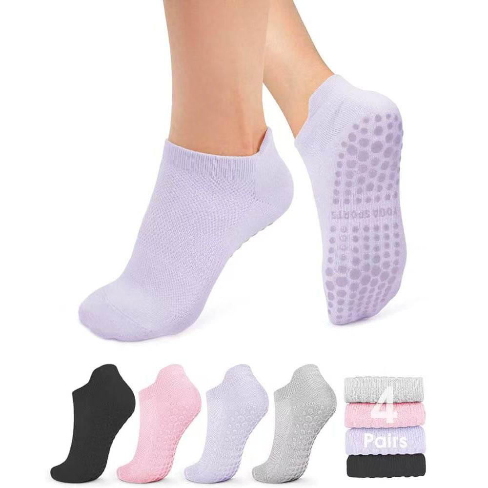 Stylish Non-Slip Athletic Socks - Combed Cotton, Perfect for Summer - Buy Center US