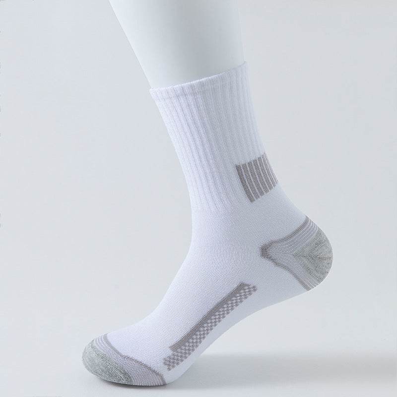 Buycenter Stripe Sports Socks - Sweat-Absorbent & Breathable Comfort - Buy Center US