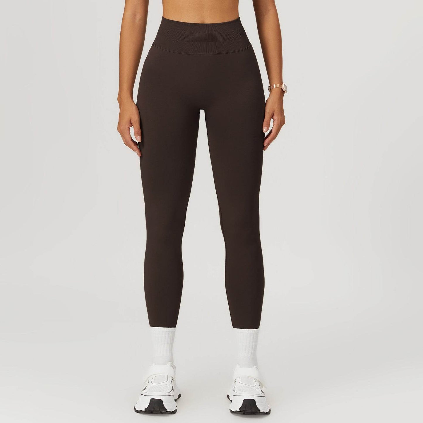 Peach Hip Seamless Yoga Pants - Close-Fitting for Fitness & Running - Buy Center US