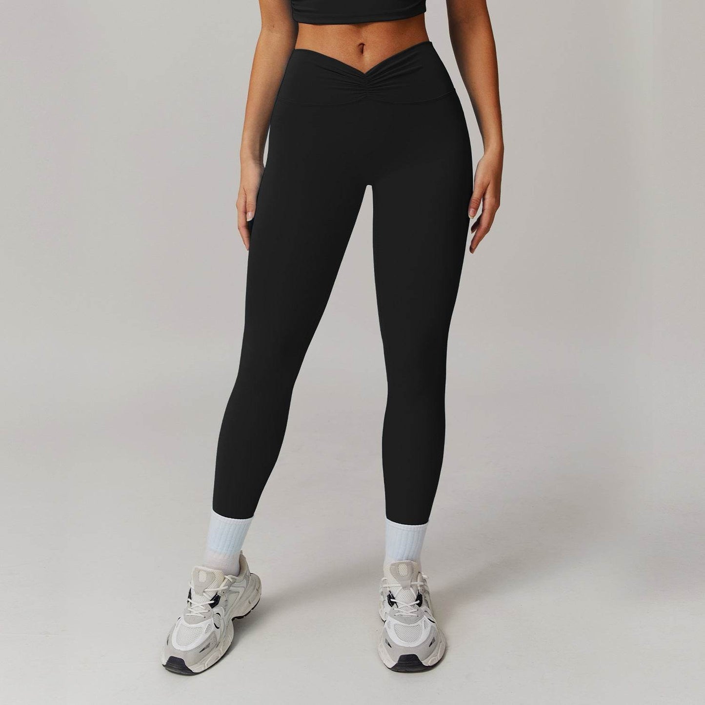 Nude Feel High Waist Yoga Bell-Bottom Pants - Stylish Fitness Gear - Buy Center US