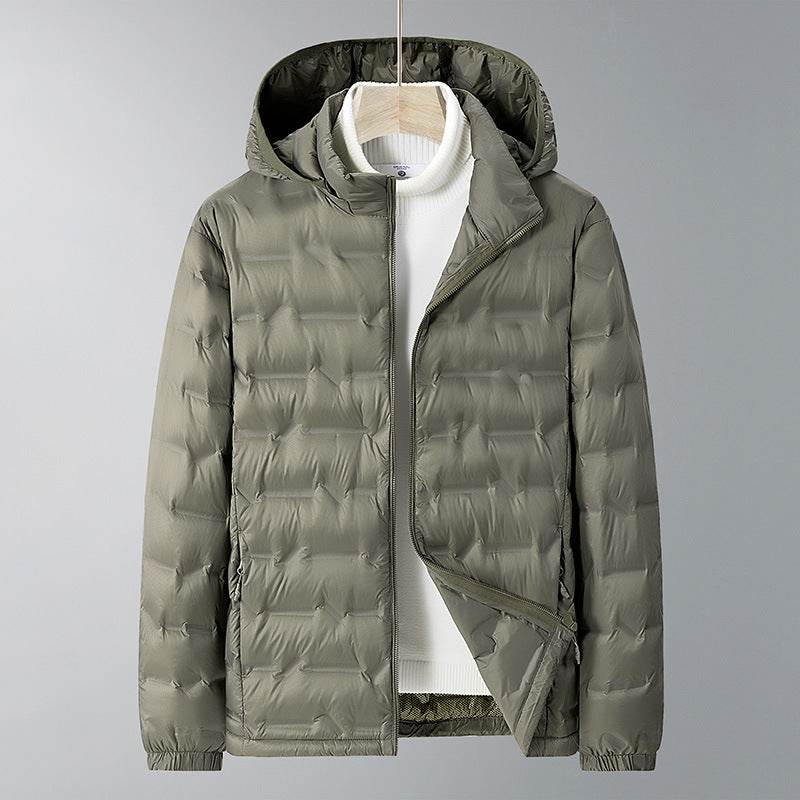 Buycenter Graphene Hooded Down Jacket - Sports Casual, Multiple Sizes - Buy Center US