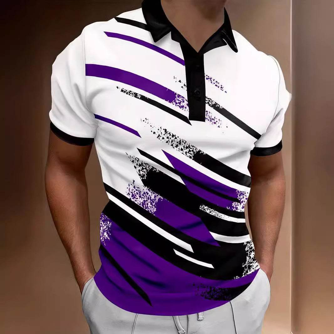 3D Digital Printing Pullover - Short Sleeve Leisure Top – Unisex Sizes S-5XL - Buy Center US