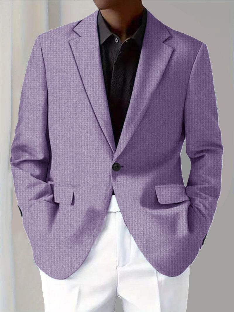 Buycenter Men's Digital Printed Suit Jacket - Stylish & Casual for Spring - Buy Center US