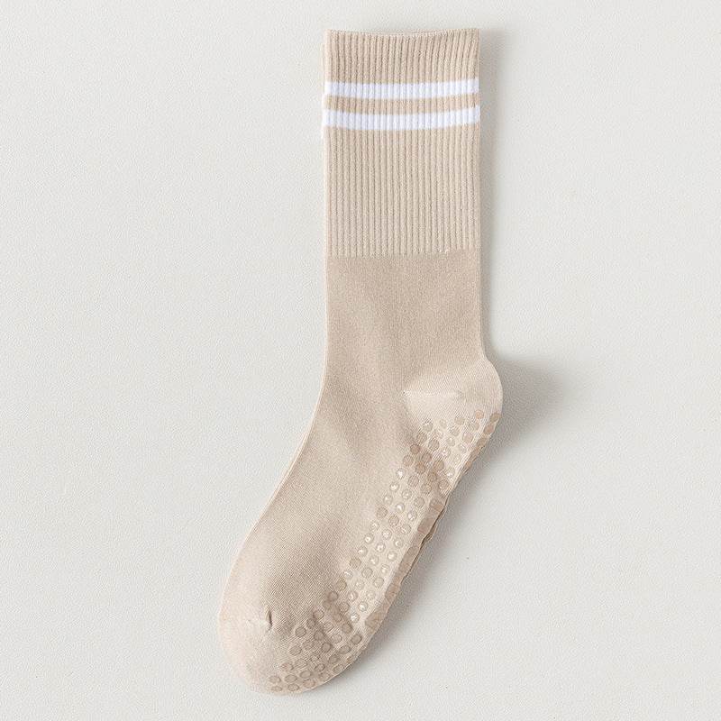 Breathable Non-Slip Sports Stripes Socks for Running - Free Size Cotton - Buy Center US