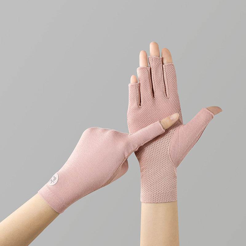 Open Finger Half Finger Gloves - UV-Proof Touch Screen Cycling Gear - Buy Center US