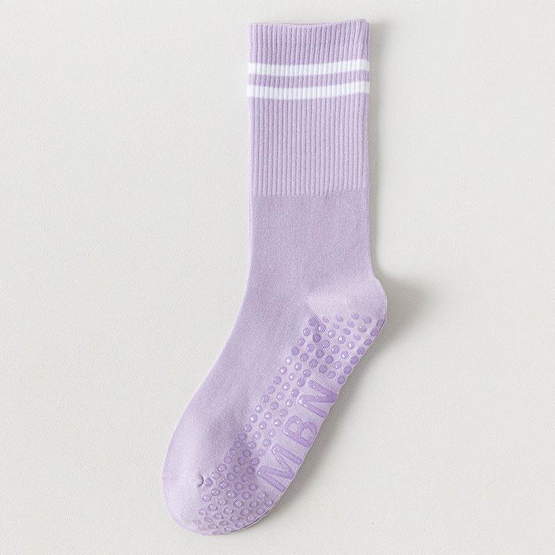 Breathable Non-Slip Sports Stripes Socks for Running - Free Size Cotton - Buy Center US