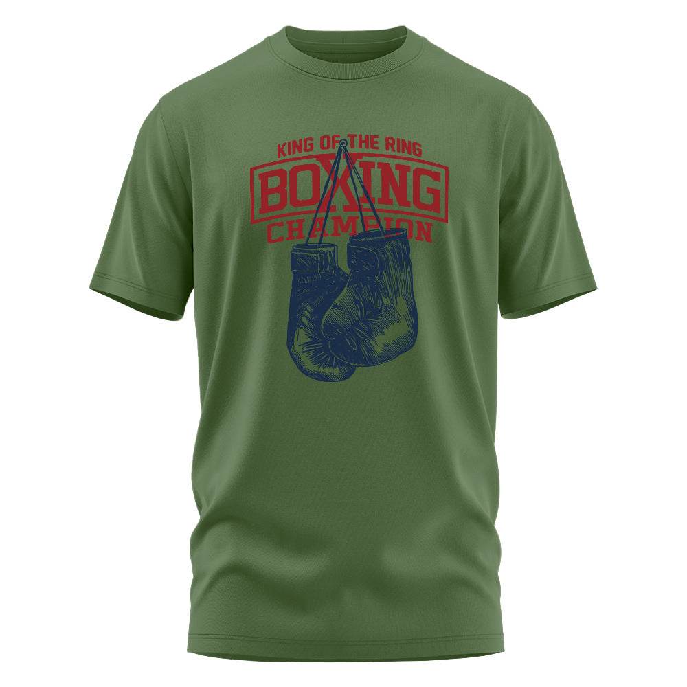 Boxing Printed T-shirt for Men & Women - Cotton, Multiple Colors Available - Buy Center US