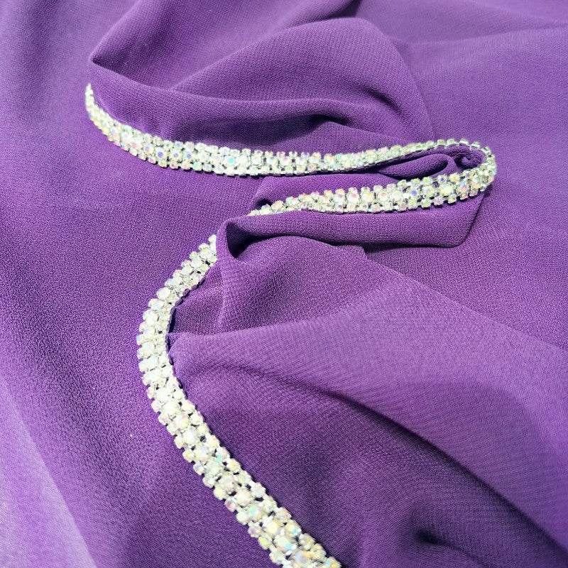 Light Diamond Chiffon Scarves for Women - Elegant Toe-Covered Fashion Accessory - Buy Center US