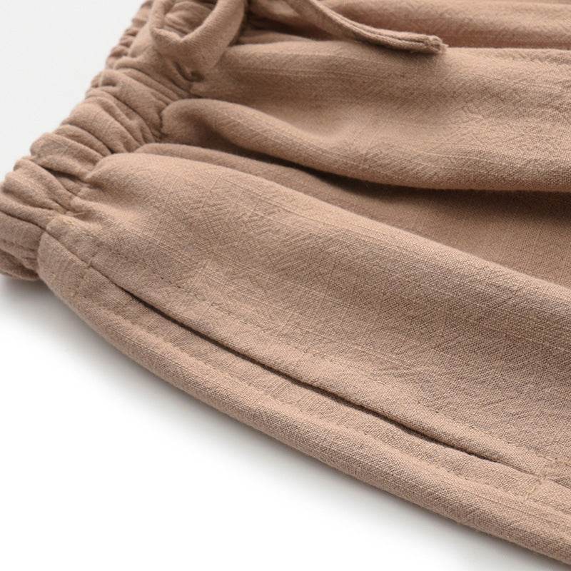 Buycenter Men's Linen Casual Pants - Oversized, Lightweight for Spring - Buy Center US