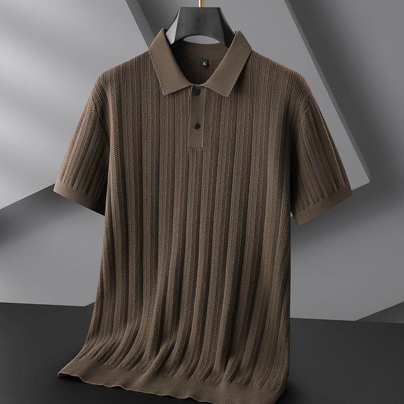 Men's Plus Size Short Sleeve Sweater - Autumn & Winter Collection - Buy Center US