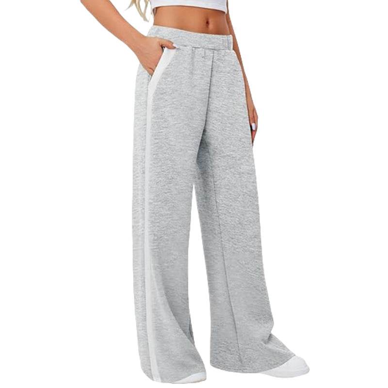 High Waist Wide Leg Yoga Pants - Casual Loose Fit in Multiple Colors - Buy Center US