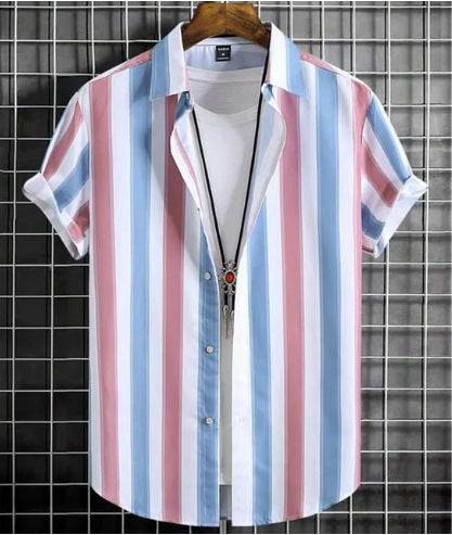 Buycenter Plus Size Casual 3D Short Sleeve Shirt - Summer Fashion - Buy Center US