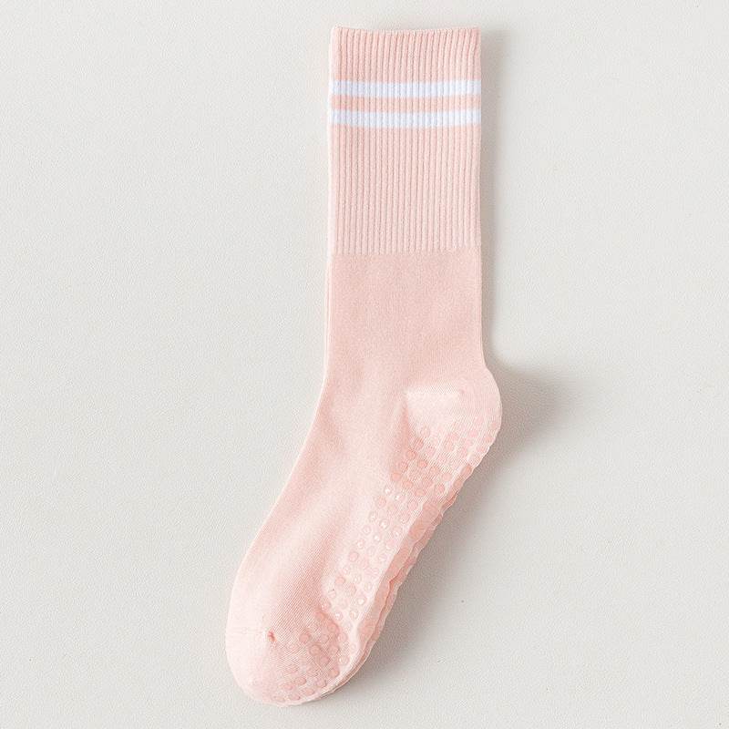 Breathable Non-Slip Sports Stripes Socks for Running - Free Size Cotton - Buy Center US