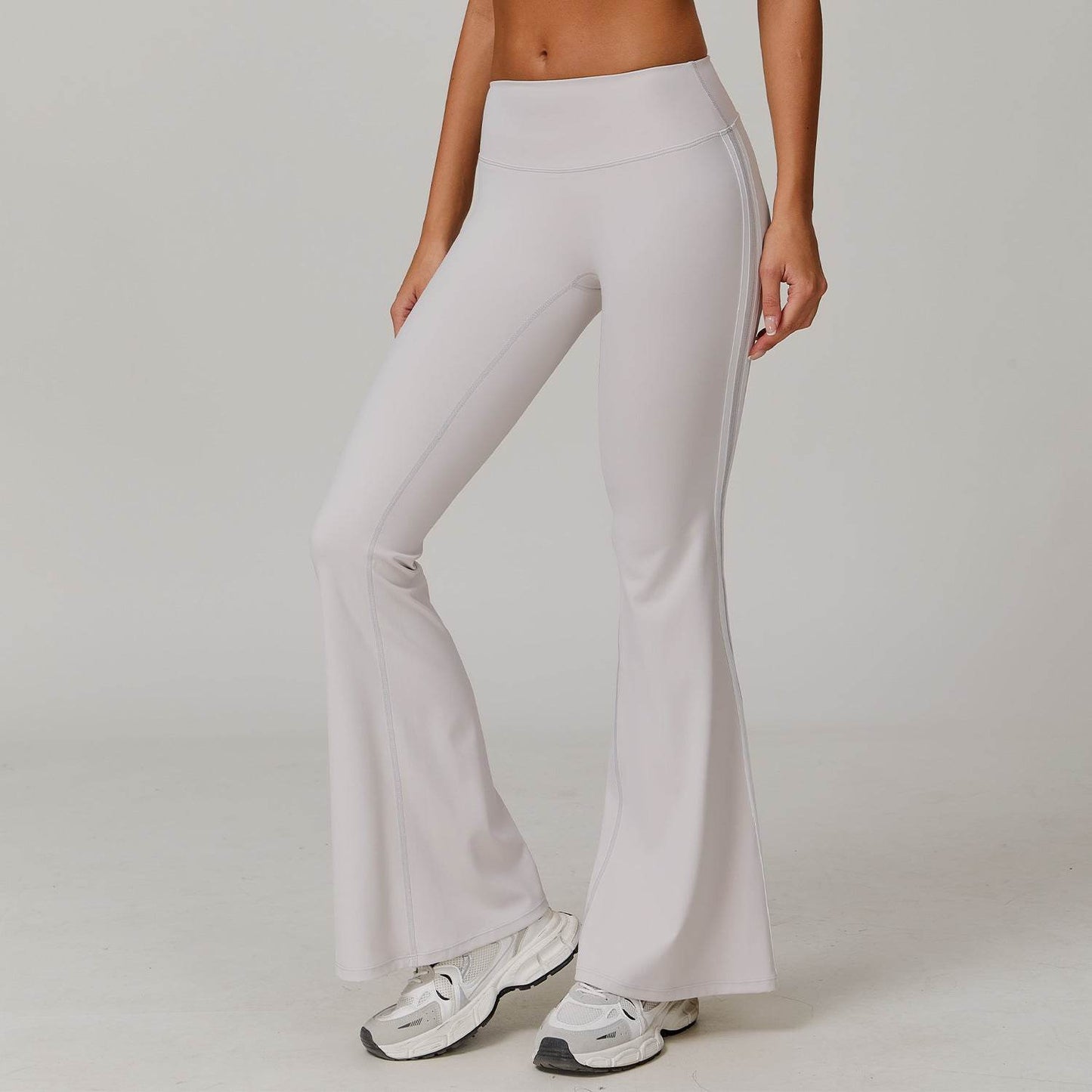 Nude Feel Sports Trousers - Slimming Wide Leg Fitness Pants for Women - Buy Center US
