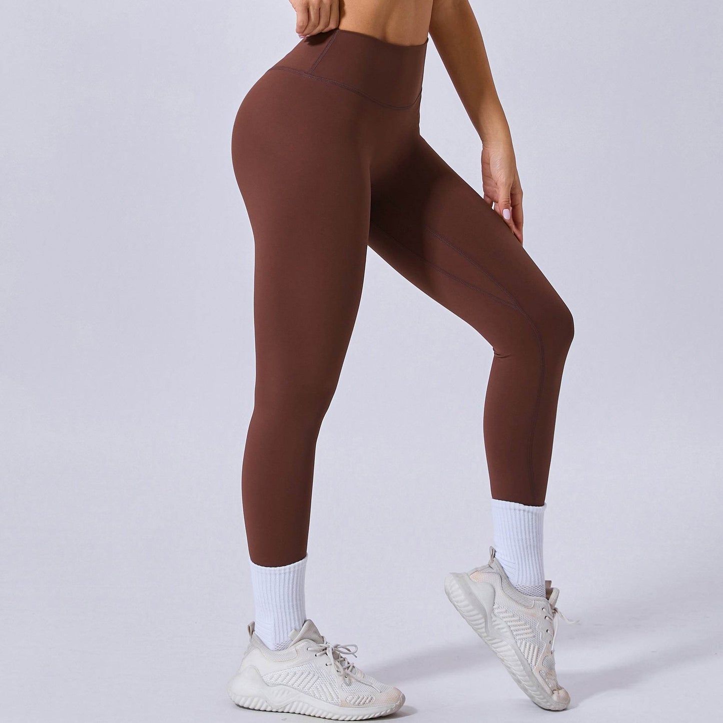 Quick-Drying Fitness Pants - Breathable Nude Feel for Running, Sizes S-XL - Buy Center US