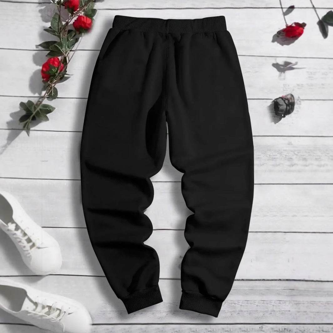 Dark Printed Loose Lace-Up Sweatpants - Men's & Women's Comfort Wear - Buy Center US