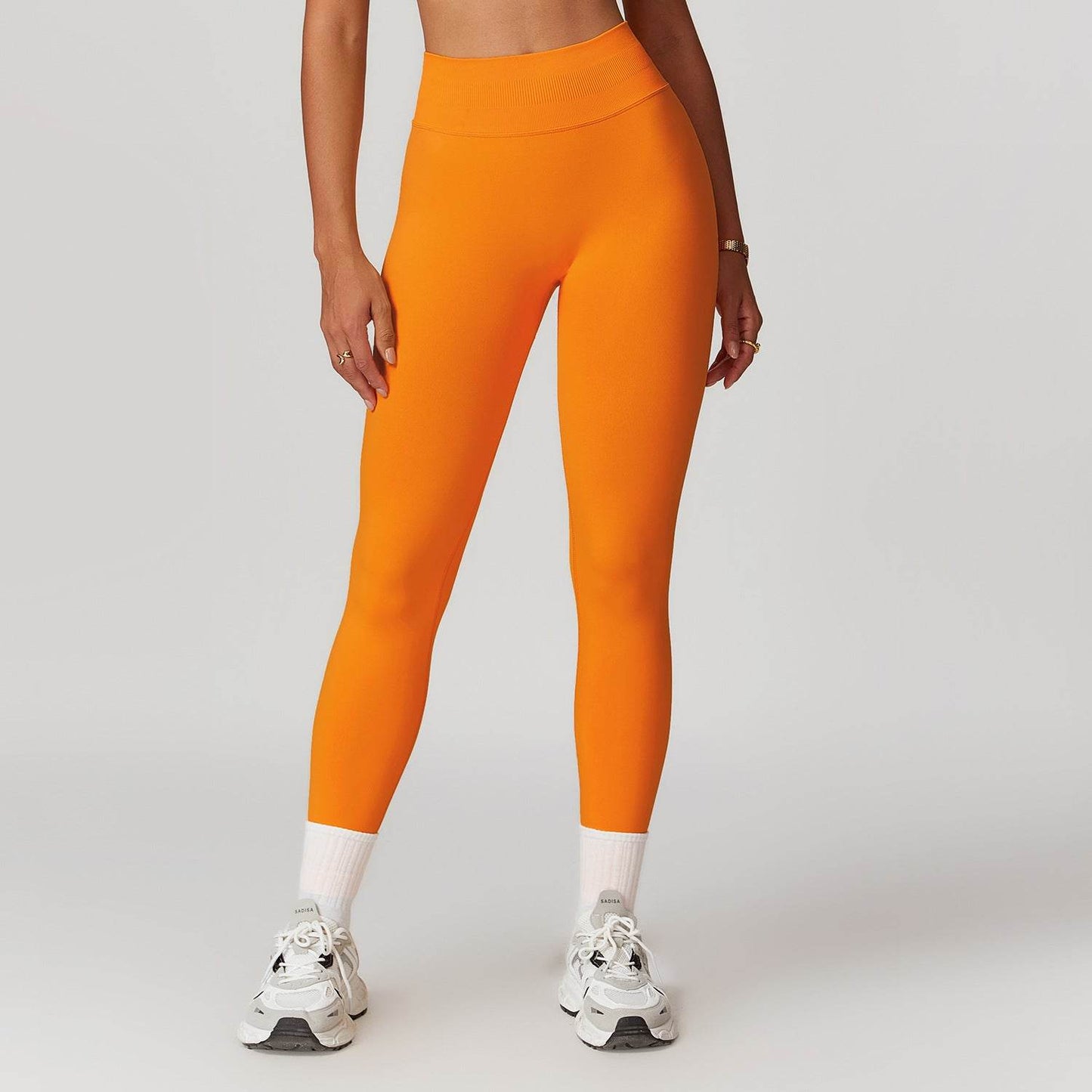 Peach Hip Seamless Yoga Pants - Close-Fitting for Fitness & Running - Buy Center US