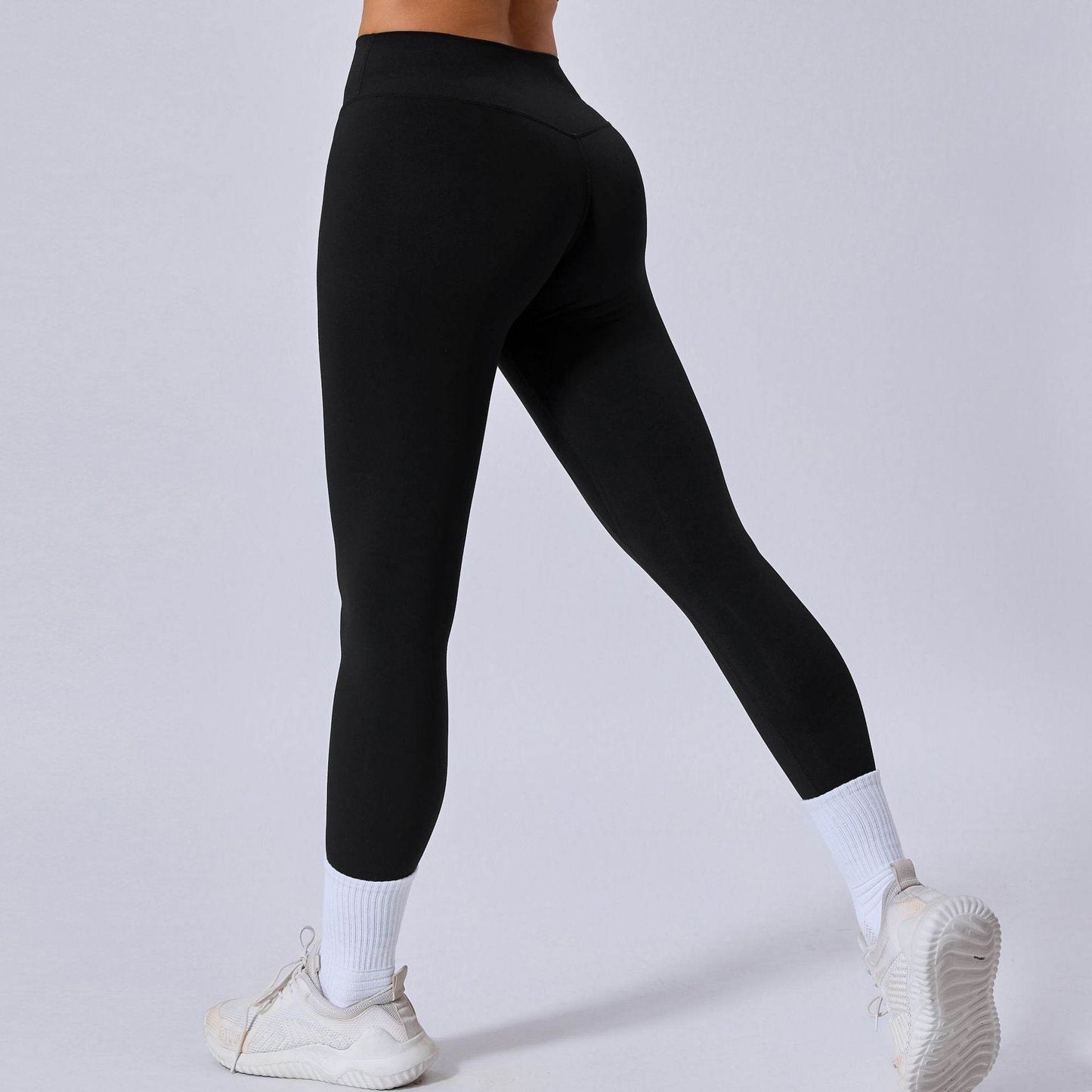 Quick-Drying Fitness Pants - Breathable Nude Feel for Running, Sizes S-XL - Buy Center US