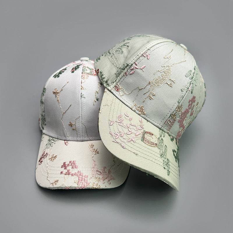 Printed Antique Baseball Cap for Women - Breathable & Sunshade Design - Buy Center US