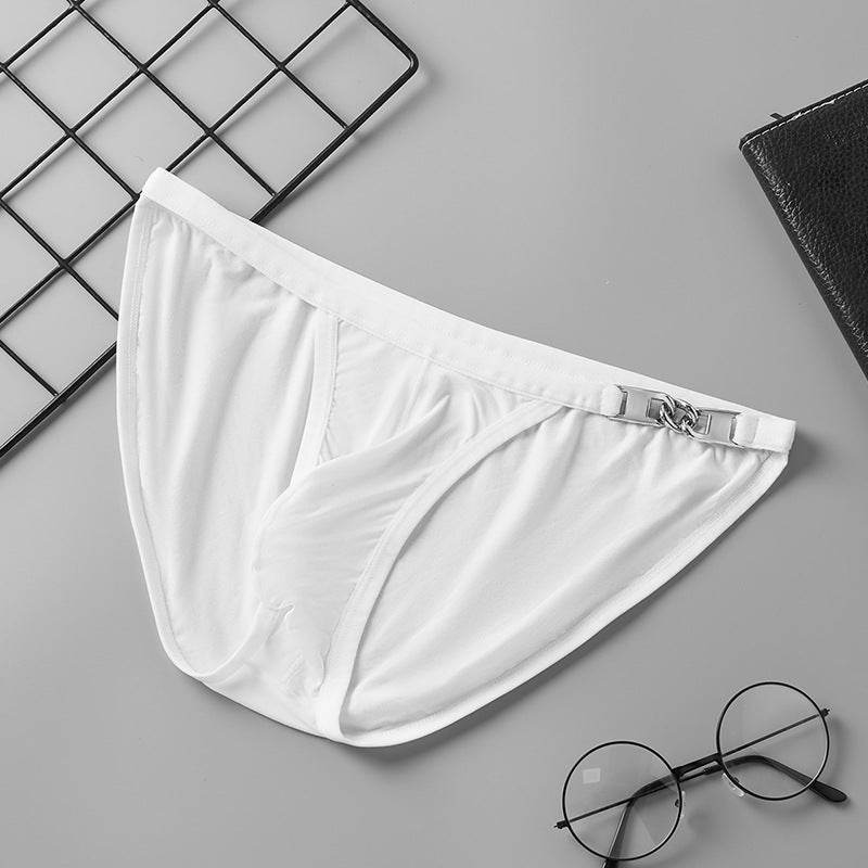 Buycenter Men's Low Waist Breathable Briefs - Sexy Nylon Underwear - Buy Center US