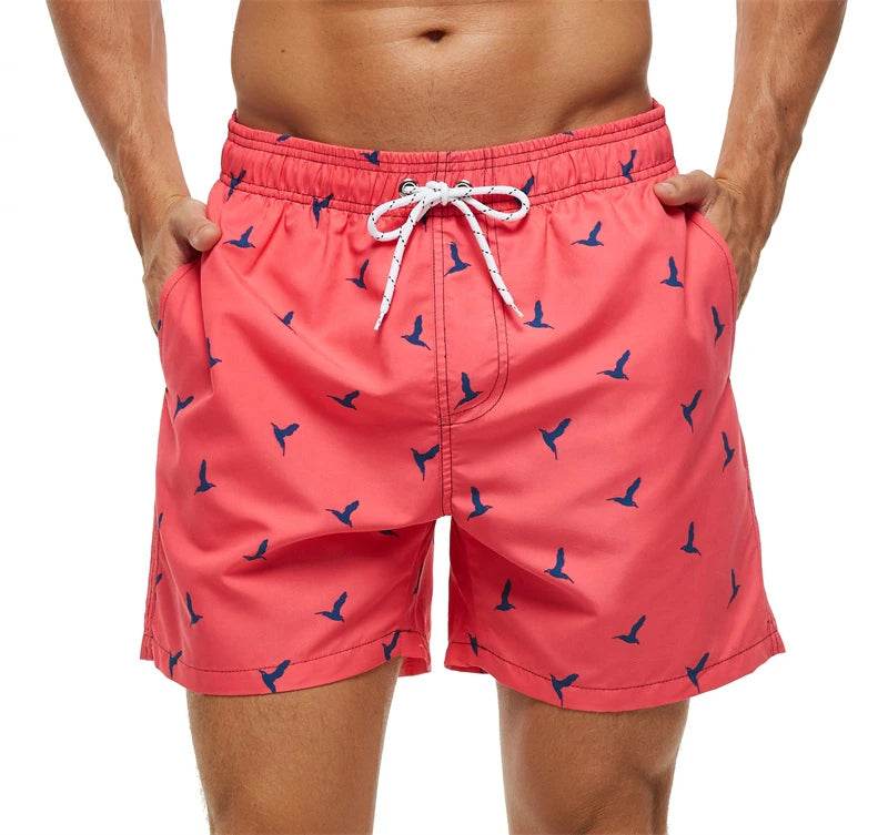 Trendy 3D Pineapple Print Beach Shorts - Surf Board Trunks for Men & Women - Buy Center US