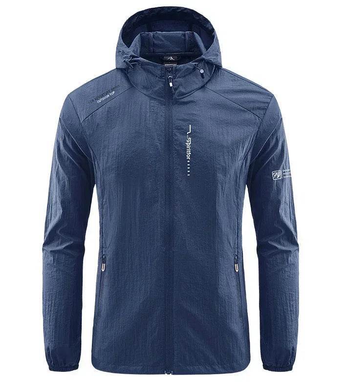 BOOERJUE Men's Thin Quick Dry Jacket - Sun-Protective Hooded Windbreaker - Buy Center US