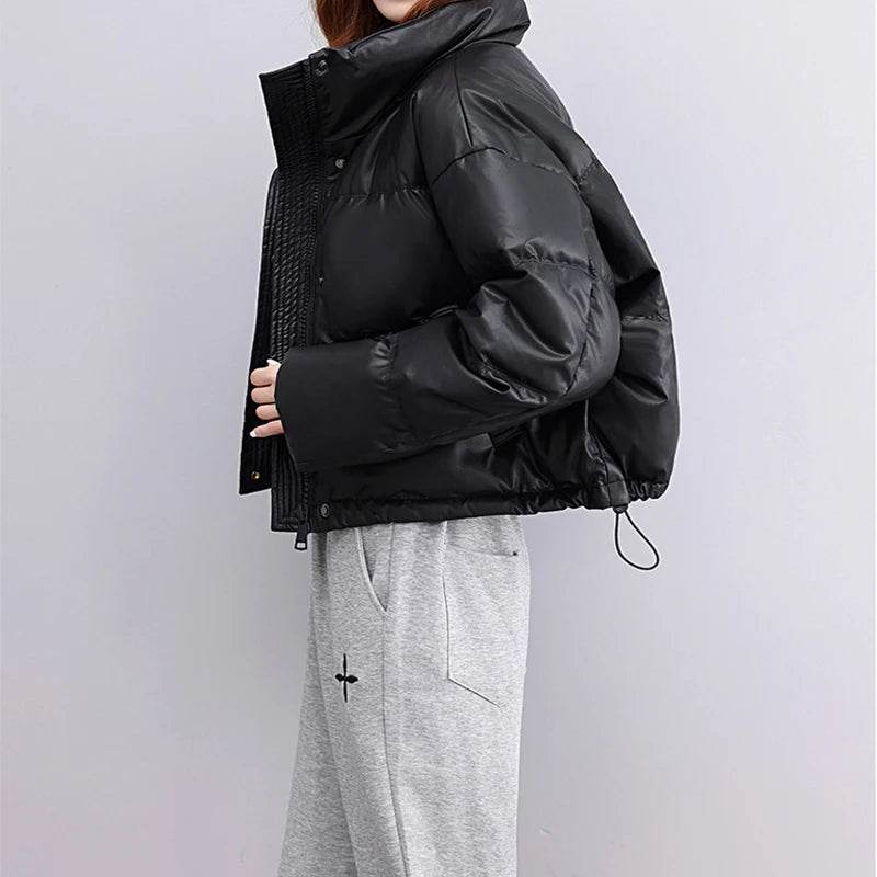 Heliar Women's Vintage Cotton-Padded Jacket - Thickened, Warm Hoodless - Buy Center US