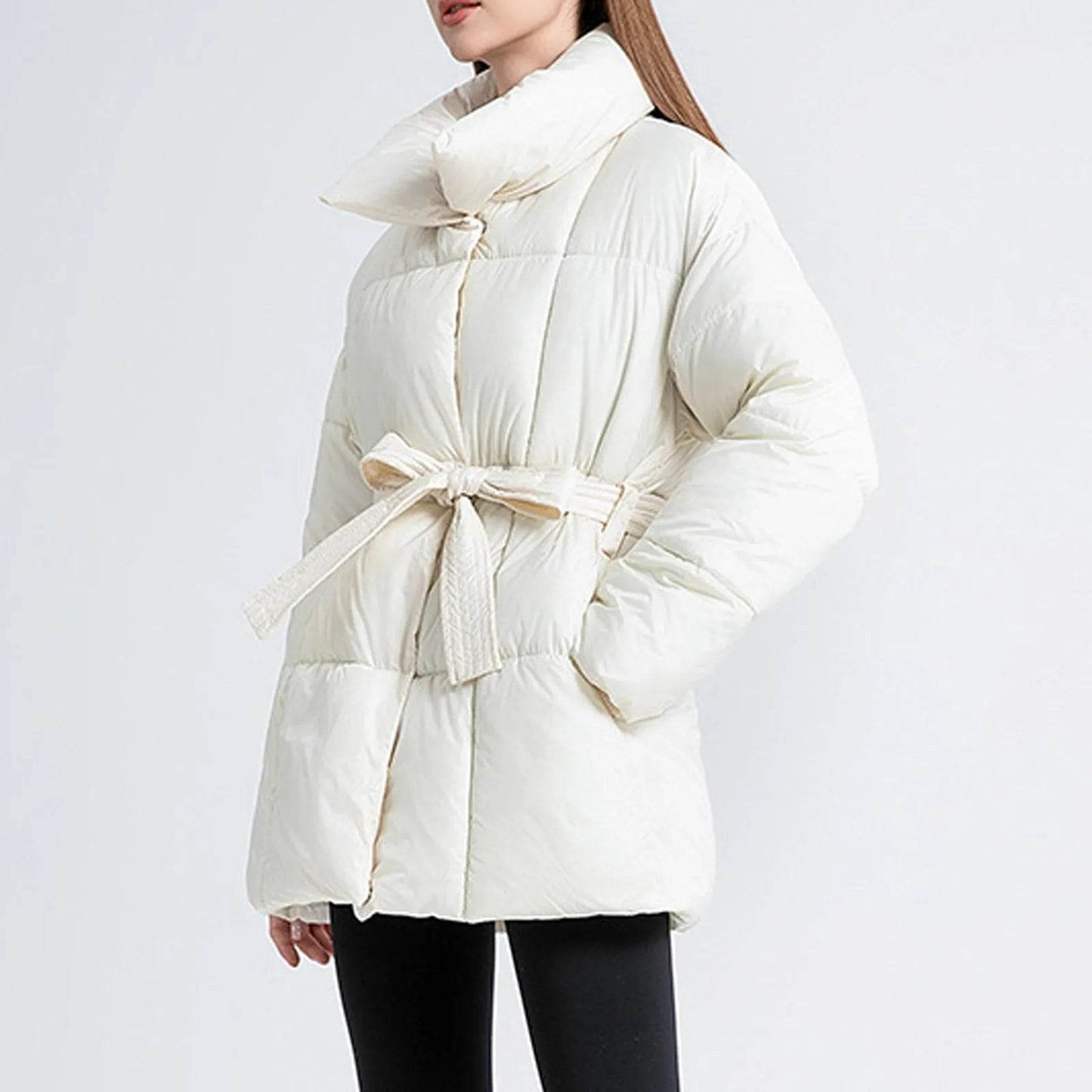 Vielleicht 2024 Korean Puffer Jacket - Women's Thick Cotton Coat - Buy Center US