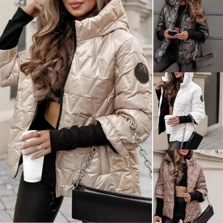 Women's 2024 Autumn Winter Hoodie - Loose Long Sleeve Cotton Coat - Buy Center US