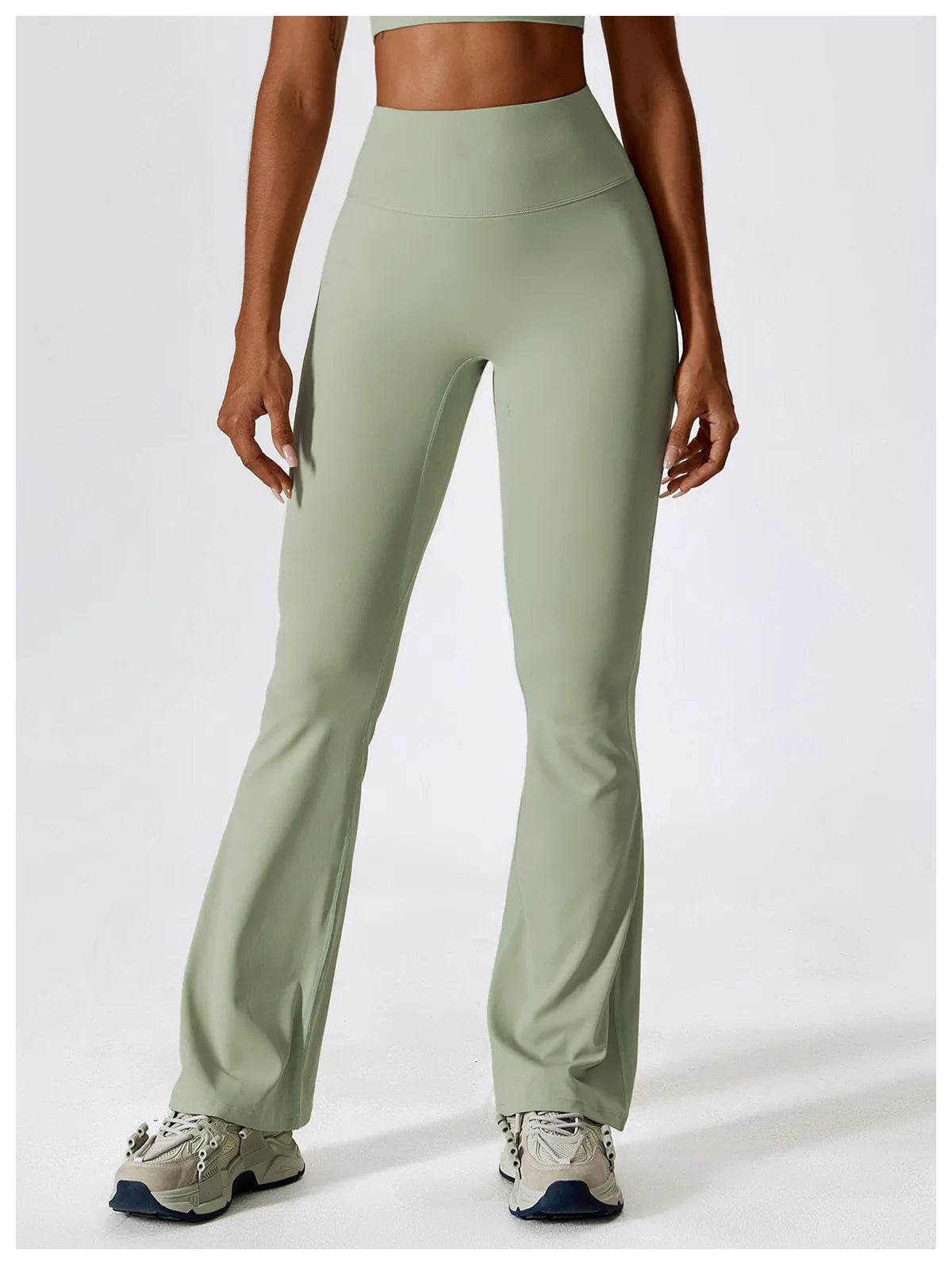 Seafanny Women's Flare Leggings - High Waist Yoga Trousers - Buy Center US