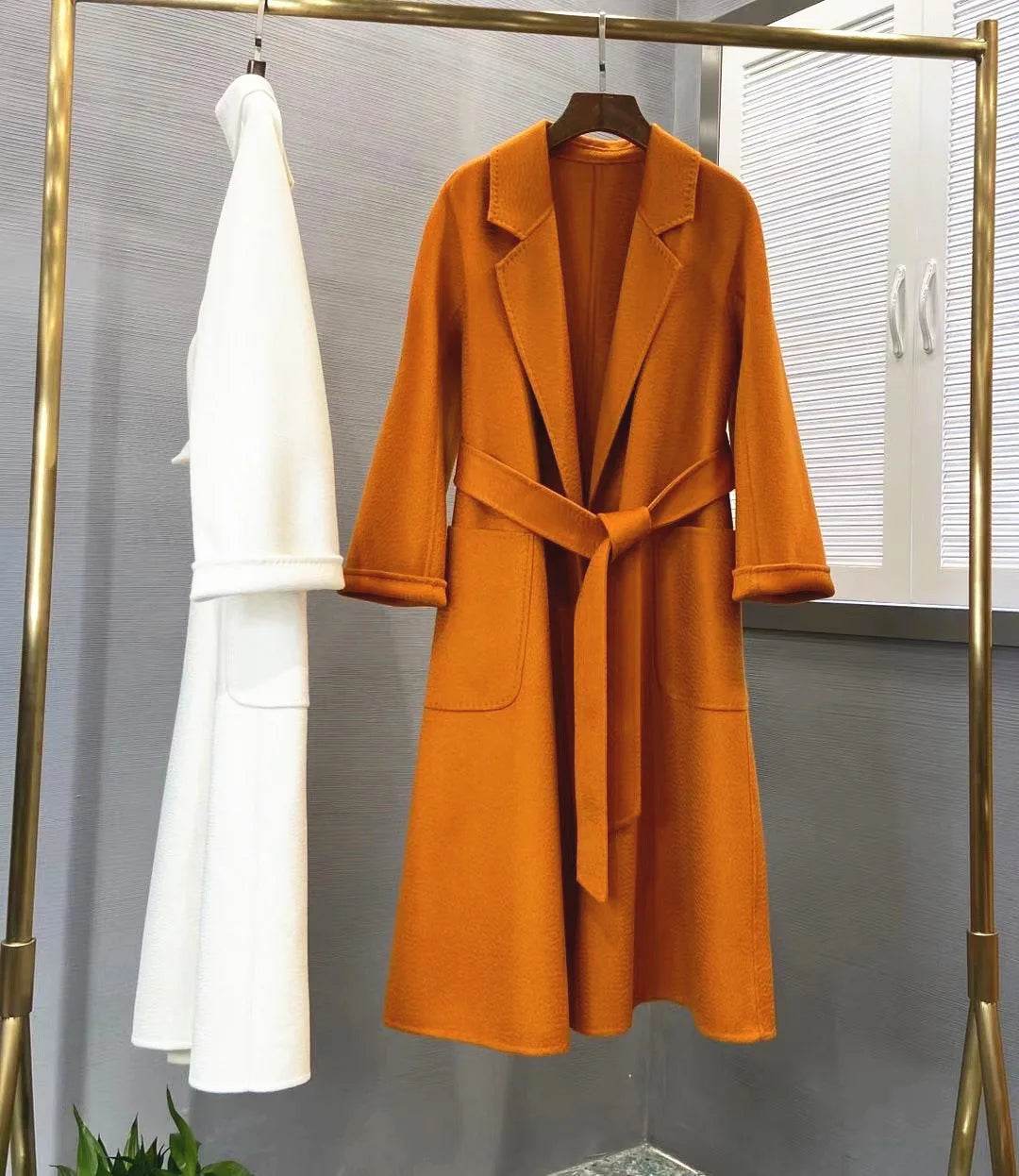 RosEvans Handmade Wool Coat - Double-Sided, Casual Style for Women - Buy Center US