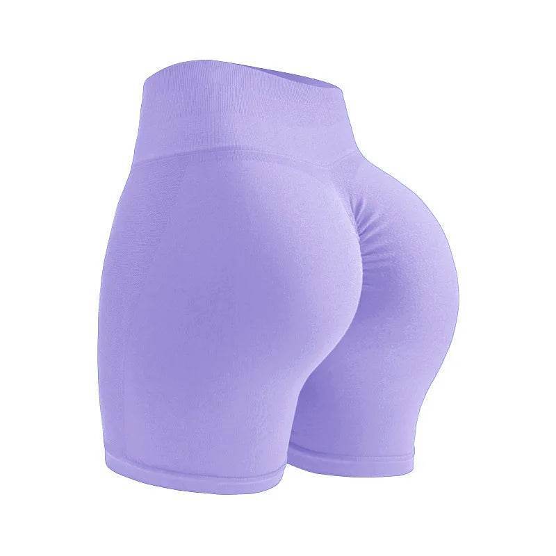 GPBD Women's High Waist Seamless Yoga Shorts - Push Up Fitness Style - Buy Center US