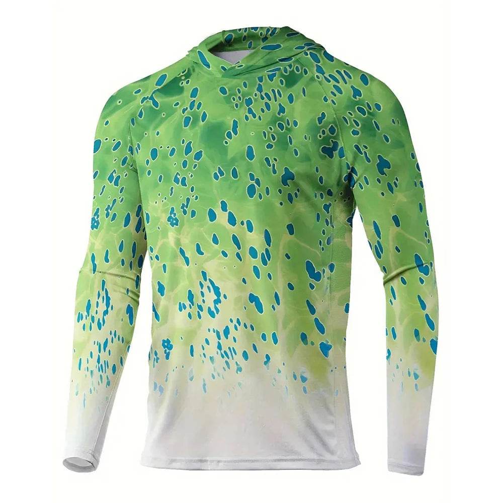 2025 Men's UPF 50+ Sun Protection Hoodie - Quick Dry & Breathable Shirt - Buy Center US