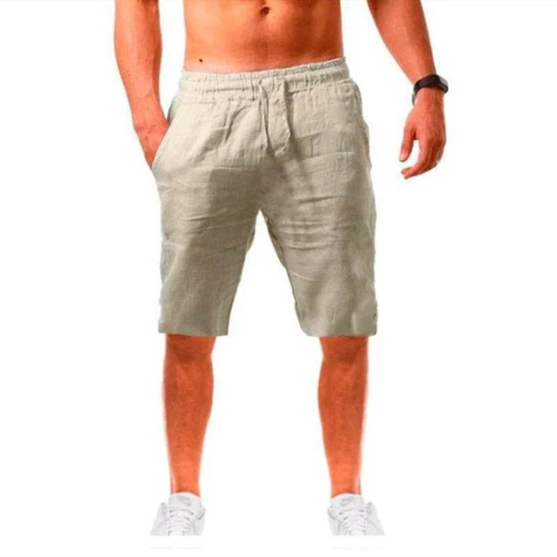 Men's Cotton Linen Pants - Breathable Casual Trousers for Fitness, S-3XL - Buy Center US