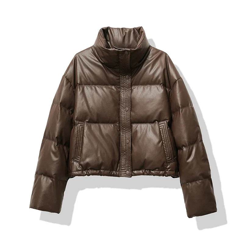 Heliar Women's Vintage Cotton-Padded Jacket - Thickened, Warm Hoodless - Buy Center US