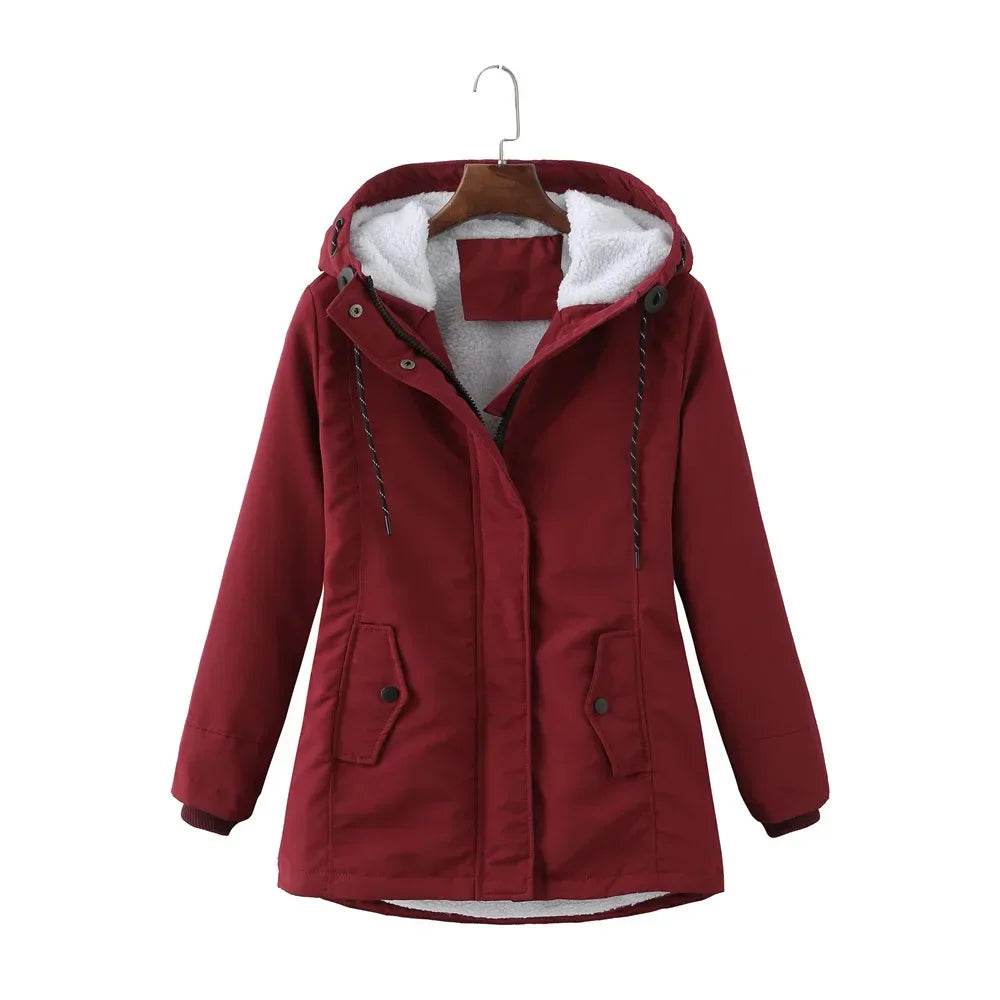 Kalenmos Women's Thick Warm Parka Coat - Casual Winter Jacket - Buy Center US