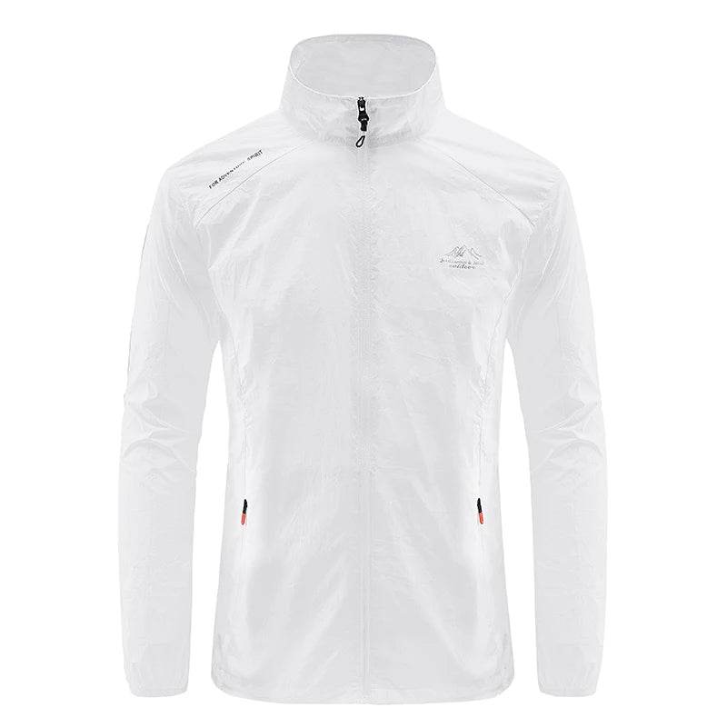 MuLS Men's Summer Windbreaker Jacket - Ultralight Casual Fishing Coat - Buy Center US