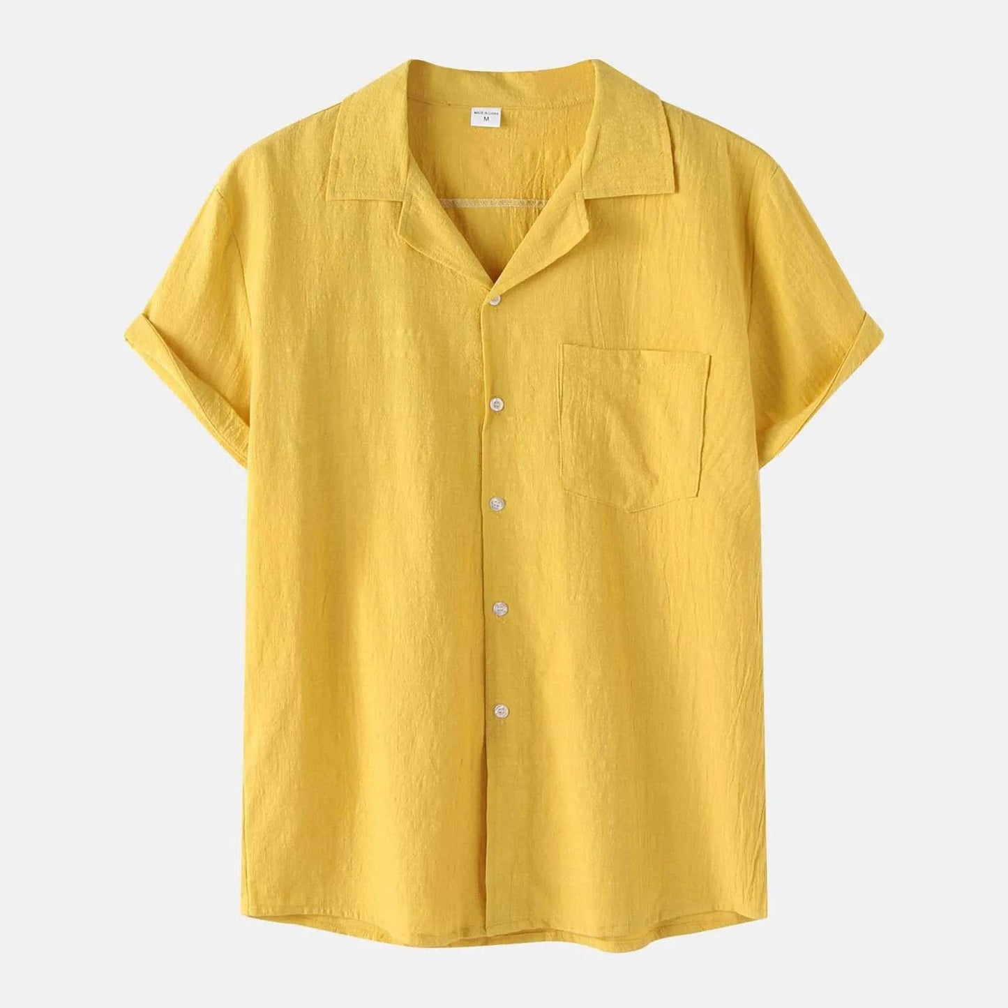 WHooHoo Men's Casual Shirt - Plus Size Breathable Cotton Linen Top - Buy Center US