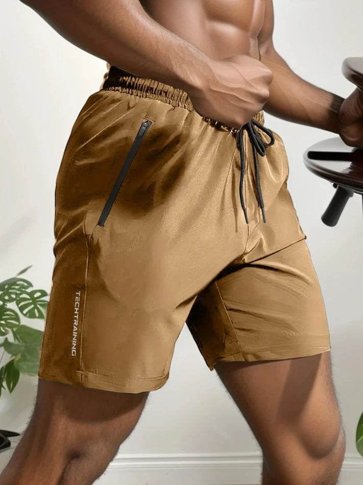 Men's Quick Drying Sports Shorts - Breathable Drawstring Waist for Summer - Buy Center US
