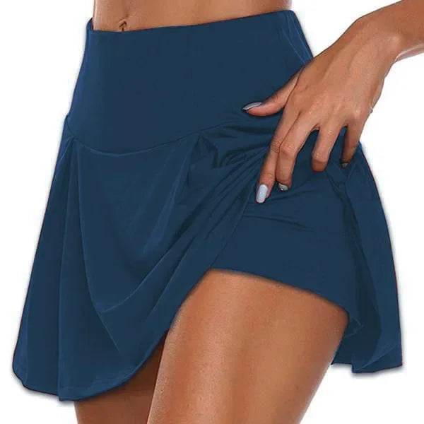 Zik Hekiy Women's Tennis Skirt with Shorts - Stretchy Summer Sporty Mini - Buy Center US