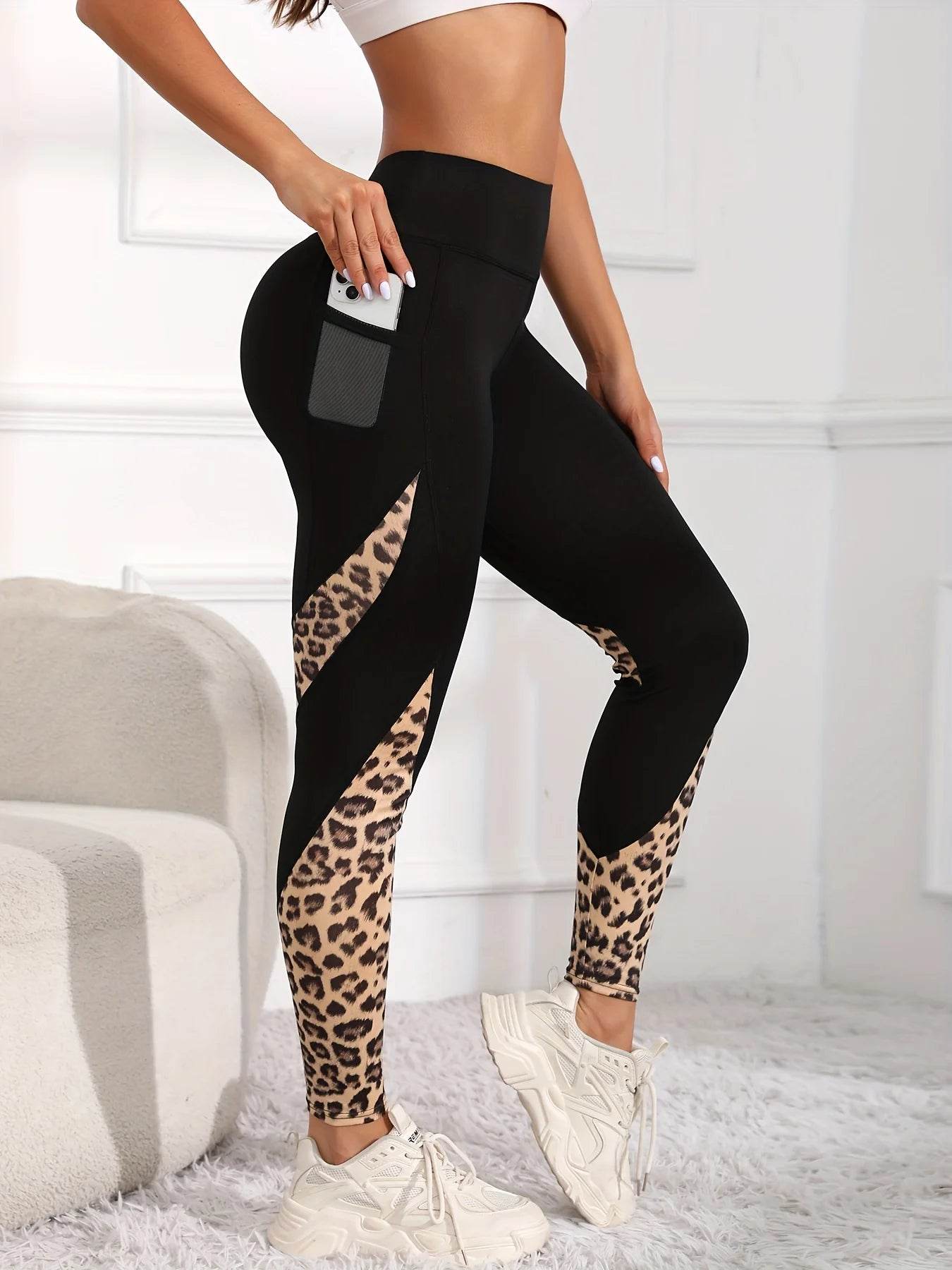 High Waist Multi-Color Yoga Leggings - Tummy Tightening, Four-Way Stretch - Buy Center US