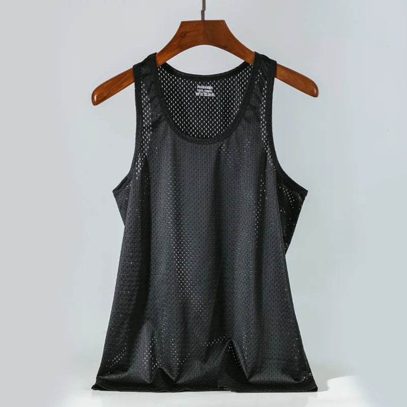 2024 Men's Summer Mesh Tank Tops - Quick-Drying & Breathable Vest - Buy Center US