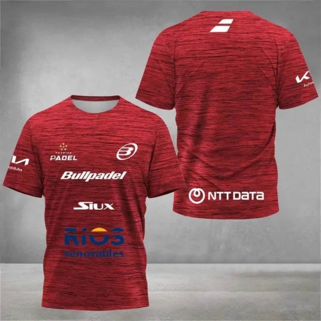 2025 Men's 3D Printed Tennis T-Shirt - Breathable, Quick Dry Design - Buy Center US
