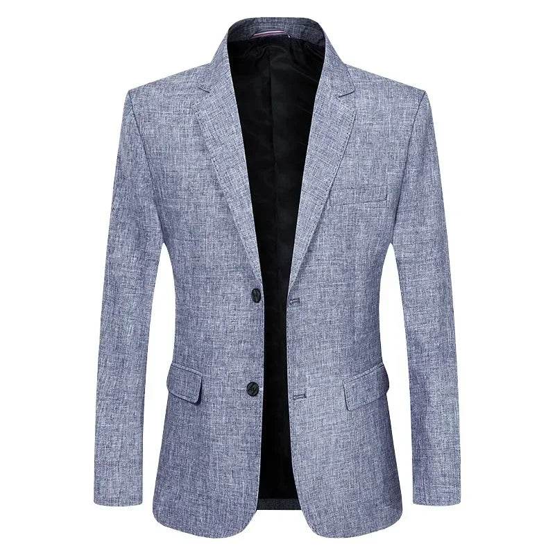 Spring Summer Men's Slim Fit Blazer - Smart Casual Business Jacket - Buy Center US