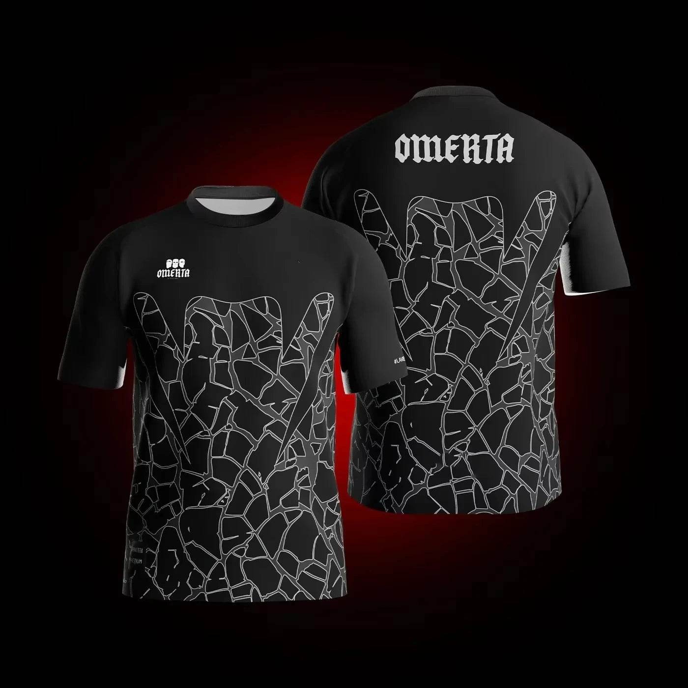 Men's Casual Black Omerta 47 T-Shirt - Breathable, Quick Dry Design - Buy Center US