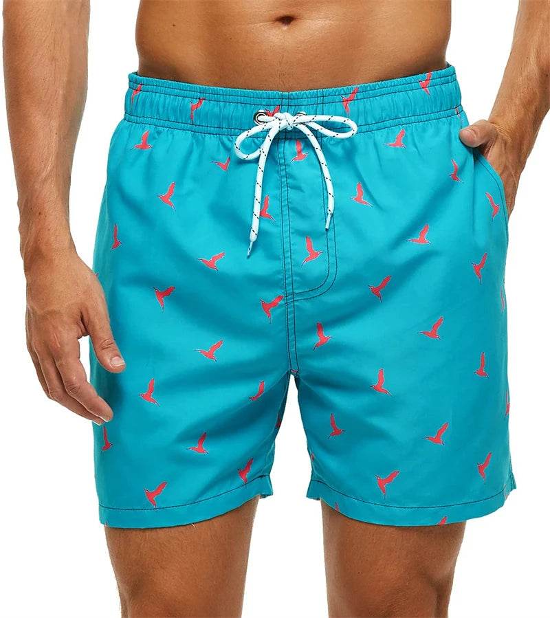 Trendy 3D Pineapple Print Beach Shorts - Surf Board Trunks for Men & Women - Buy Center US